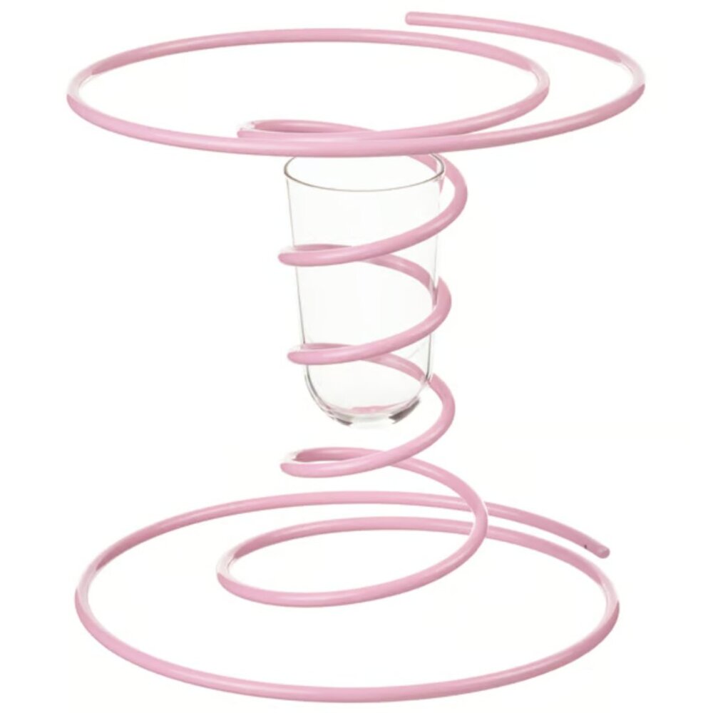Gustaf Westman IKEA VINTERFINT Pink Spiral Flower Vase 12 ¼" Limited Edition NEW